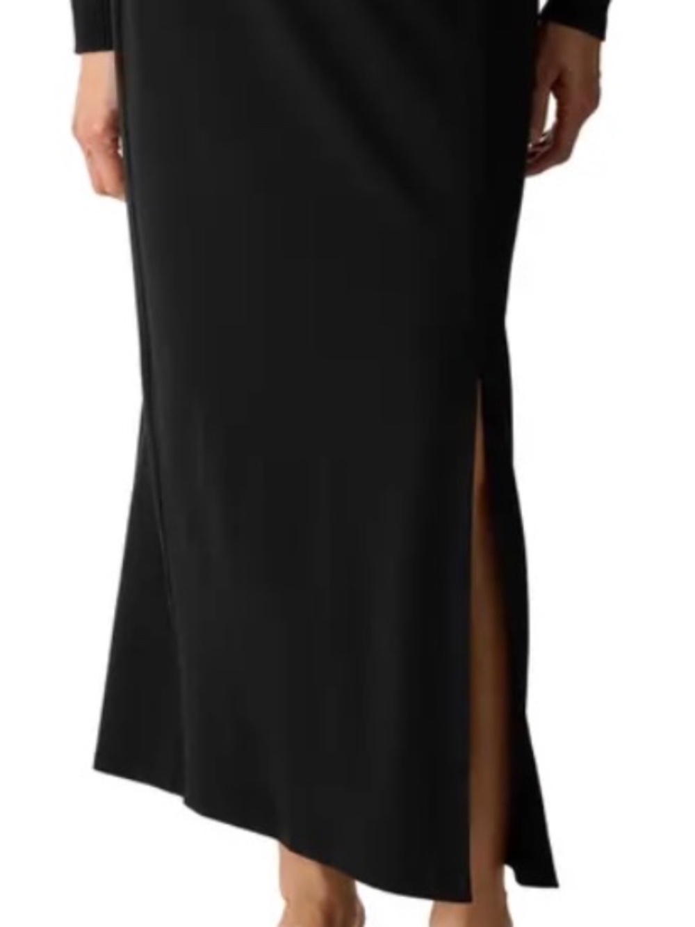 💐NWT💐MICHAEL Michael Kors Black Cotton Maxi Skirt - size M